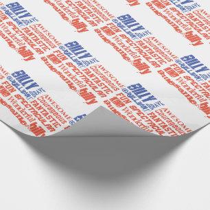 Jede Name USA Flagge Sie sind Phantastisch Persona Geschenkpapier