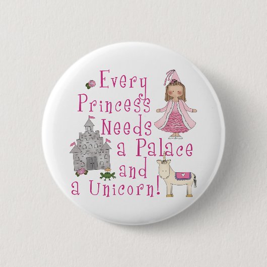 Jede Prinzessin Button (Vorderseite)