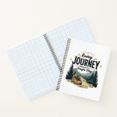 Jede Reise beginnt mit einer Single-Treppe wandern Notizblock (Innenseite)