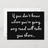 Jede Road-Postkarte Postkarte (Vorne/Hinten)