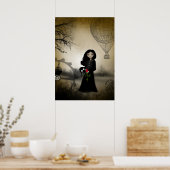 Jede Rose hat es als Thorn Steampunk Art Poster (Küche)