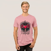 Jede Rose hat ihren Dreck Tri-Blend Shirt (Vorderseite voll)