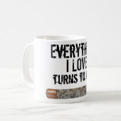 Jede Sache I Liebe… Zigarren-Kaffee-Tasse Kaffeetasse (Vorderseite Links)