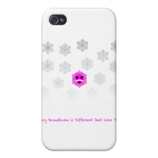 Jede Schneeflocke ist unterschiedlich iPhone 4 Case