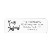 Jede Script Modern Brushed Weihnachten-Rücksendead (Vorne)