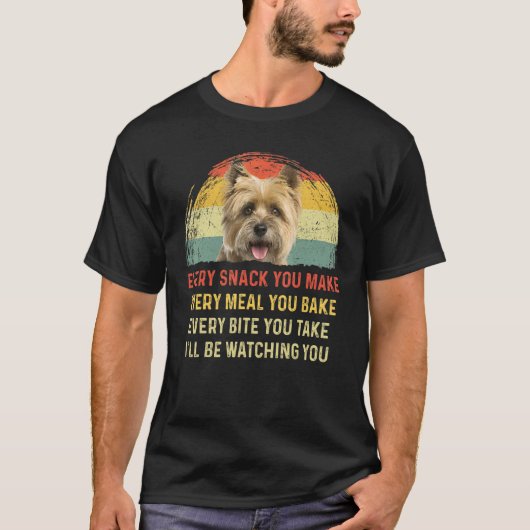 Jede Snack, die Sie machen Cairn Terrier Hund Mama T-Shirt (Vorderseite)
