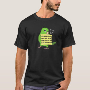 Jede Snack-Mahlzeit oder Beifall I Green Parrotlet T-Shirt