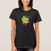 Jede Snack Mahlzeit oder Biss I gelb Seite Conure  T-Shirt (Vorderseite)