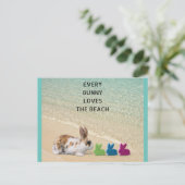 Jede sonnige Liebe Der tropische Strand Postkarte (Stehend Vorderseite)