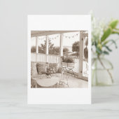 JEDE STRANDHAUS-PARTY EINLADUNG (Stehend Vorderseite)