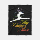 Jede Tanzmöglichkeit Fleecedecke (Vorderseite)