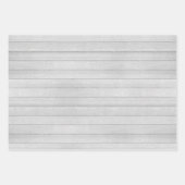 Jede Text Typografie Holz Pine Bauernhof Weihnacht Geschenkpapier Set (Vorderseite 2)