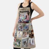 Jede Textfamilie Foto Collage Opa Khaki Beige Schürze (InSitu)