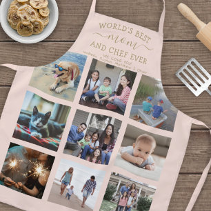 Jede Textsammlung Beste Mama Rosa und Gold Schürze