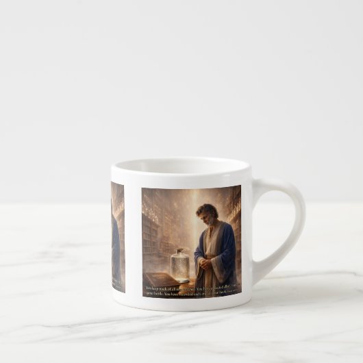 Jede Träne wird erinnert Espressotasse (Rechts)