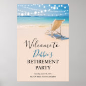 JEDE VERANSTALTUNG - Beach Welcome Sign Poster (Vorne)