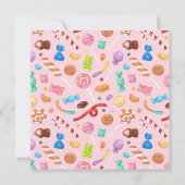 Jede Veranstaltung Candy Einladung (Rückseite)