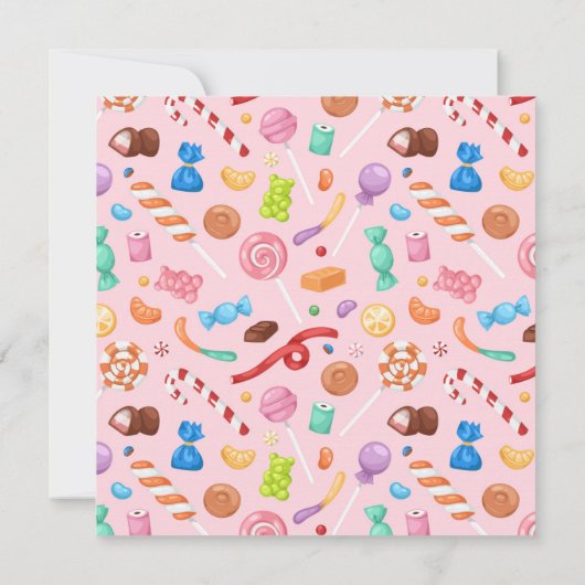 Jede Veranstaltung Candy Einladung (Rückseite)