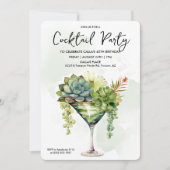 JEDE VERANSTALTUNG - Cocktail Grüne Einladung (Vorderseite)