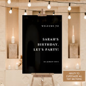 Jede Veranstaltung, elegant und modern Willkommen Acrylschild