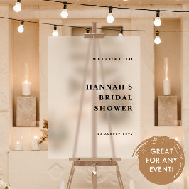 Jede Veranstaltung, Eleganz und Moderne Mattiert Acrylschild