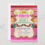 JEDE VERANSTALTUNG - Mexikanische Fiesta-Party Ein Einladung (Vorderseite)