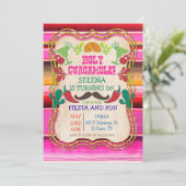 JEDE VERANSTALTUNG - Mexikanische Fiesta-Party Ein Einladung (Stehend Vorderseite)