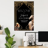 JEDE VERANSTALTUNG - Roaring 20ers Willkommen Sign Poster (Heimbüro)