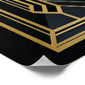 JEDE VERANSTALTUNG - Roaring 20ers Willkommen Sign Poster (Ecke)