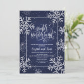 JEDE VERANSTALTUNG - Winter Wonderland Einladung (Stehend Vorderseite)