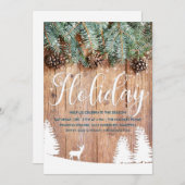 JEDE VERANSTALTUNG - Winterurlaub Party Einladung (Vorne/Hinten)