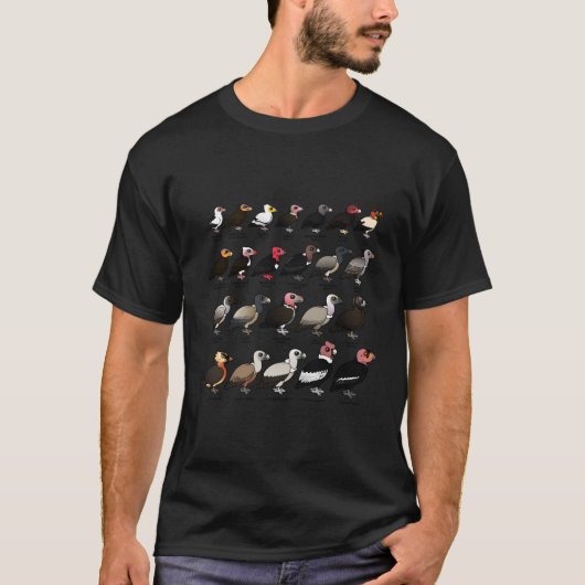 Jede Vogelart der Welt T-Shirt (Vorderseite)