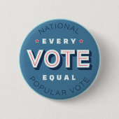 Jede Wahlgleichtaste Button (Vorderseite)