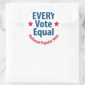 Jede Wahlgleichtaste Runder Aufkleber (Tasche)