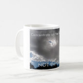 Jede Wolke hat ein silbernes Schimmern Kaffeetasse (Vorderseite Links)