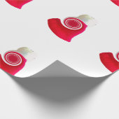 Jede Zuhause mit Mitgefühl, die der Weihnachtsmann Geschenkpapier (Ecke)