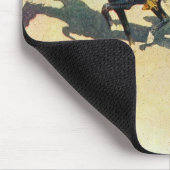 Jedediah Smith, der seine Weise über der Wüste Mousepad (Ecke)