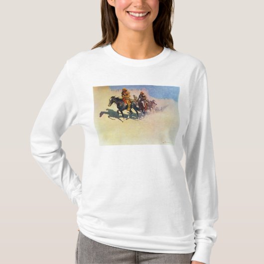 Jedediah Smith, der seine Weise über der Wüste T-Shirt (Vorderseite)