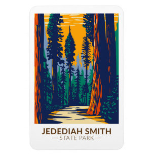 Jedediah Smith Redwoods Staat Park California Magnet