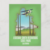 Jedediah Smith Redwoods Staat Park Postkarte (Vorderseite)
