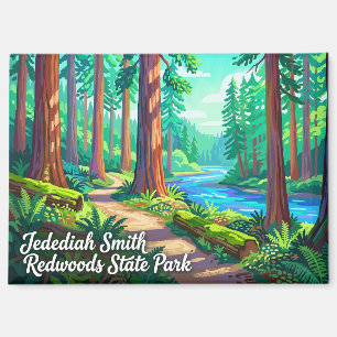 Jedediah Smith Redwoods State Park Kalifornien Magnet