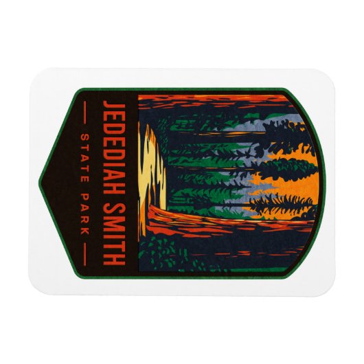 Jedediah Smith Staat Park Magnet (Horizontal)