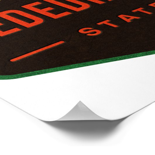 Jedediah Smith Staat Park Poster (Ecke)