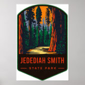 Jedediah Smith Staat Park Poster (Vorne)