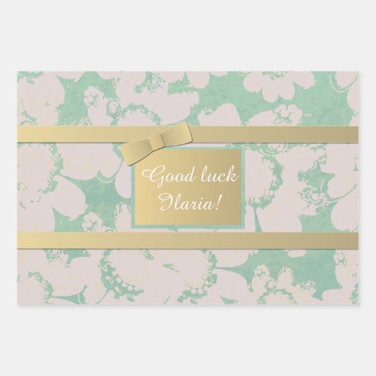 Jedem Anlass für Blumenbearbeitung Geschenkpapier Set (Vorderseite 3)