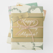 Jedem Anlass für Blumenbearbeitung Geschenkpapier Set (Beispiel)