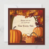 Jedem Anlass für den Farbpumpen für Herbst Einladung (Vorderseite)