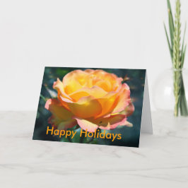 Jedem Anlass gelbe Rose, fügen Sie Ihr Foto, Text Feiertagskarte