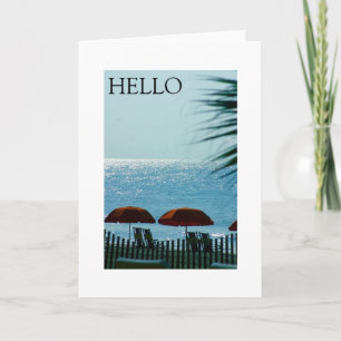 jedem Anlass GREETING BEACH STILE Feiertagskarte