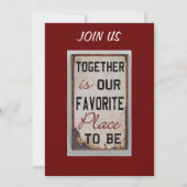 JEDEM ANLASS "JOIN US" INVITATION=TOGETHERESS EINLADUNG (Vorderseite)